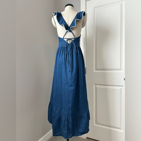 NWT Molly Bracken Ruffle Trim Woven Dress – Sz S - Picture 4 of 16